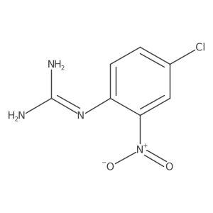 1-(4-Chloro-2-nitrophenyl)guanidine结构式