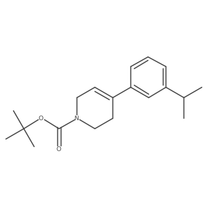 tert-Butyl 4-(3-isopropylphenyl)-3,6-dihydropyridine-1(2H)-carboxylate Structure