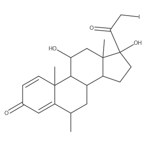 Methylprednisolone 21-Iodide Structure