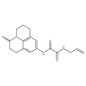 N1-allyl-N2-(3-oxo-1,2,3,5,6,7-hexahydropyrido[3,2,1-ij]quinolin-9-yl)oxalamide结构式