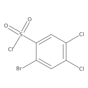 2-Bromo-4,5-dichlorobenzene-1-sulfonyl chloride结构式