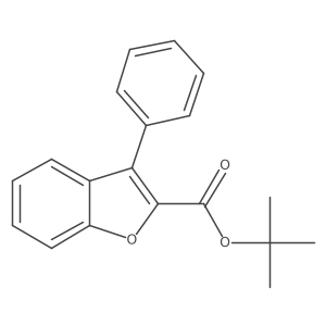 Tert-butyl 3-phenylbenzofuran-2-carboxylate结构式
