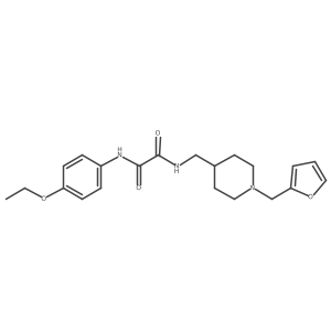 N1-(4-ethoxyphenyl)-N2-((1-(furan-2-ylmethyl)piperidin-4-yl)methyl)oxalamide结构式