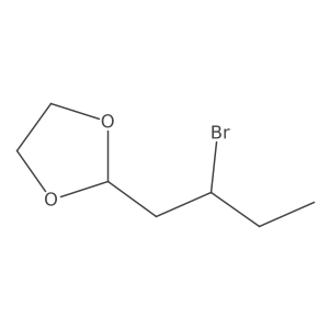 2-(2-Bromobutyl)-1,3-dioxolane结构式