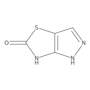 5H-Pyrazolo[3,4-d]thiazol-5-one, 1,6-dihydro-结构式