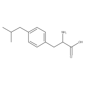 2-Amino-3-[4-(2-methylpropyl)phenyl]propanoic acid Structure