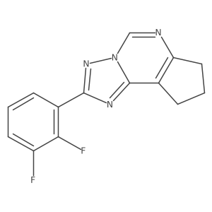 4-(2,3-Difluorophenyl)-3,5,6,8-tetraazatricyclo[7.3.0.0{2,6}]dodeca-1(9),2,4,7-tetraene结构式