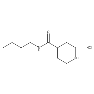 N-butylpiperidine-4-carboxamide hydrochloride Structure