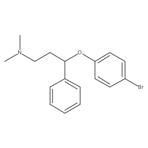 I(3)-(4-Bromophenoxy)-N,N-dimethylbenzenepropanamine Structure