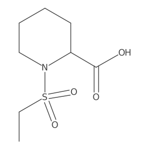 1-(Ethylsulfonyl)piperidine-2-carboxylic acid结构式
