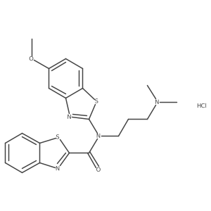 N-(3-(dimethylamino)propyl)-N-(5-methoxybenzo[d]thiazol-2-yl)benzo[d]thiazole-2-carboxamide hydrochloride Structure