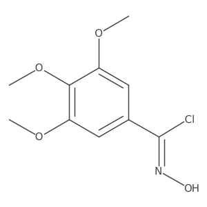 N-Hydroxy-3,4,5-trimethoxybenzimidoyl Chloride结构式