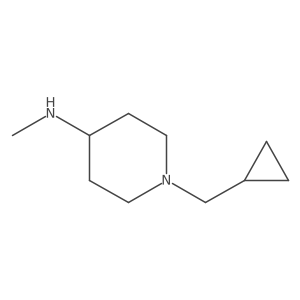 1-(cyclopropylmethyl)-N-methylpiperidine-4-amine结构式