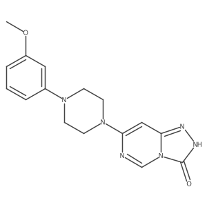7-[4-(3-methoxyphenyl)piperazin-1-yl][1,2,4]triazolo[4,3-c]pyrimidin-3(2H)-one结构式