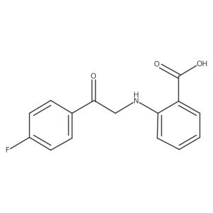2-[[2-(4-Fluorophenyl)-2-oxoethyl]amino]benzoic acid结构式