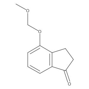 2,3-dihydro-4-(methoxymethoxy)-1H-inden-1-one Structure