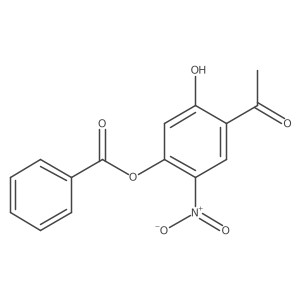 1-[4-(Benzoyloxy)-2-hydroxy-5-nitrophenyl]ethanone结构式