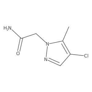 2-(4-chloro-5-methyl-1H-pyrazol-1-yl)acetamide Structure