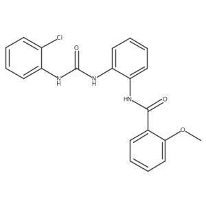 N-(2-(3-(2-chlorophenyl)ureido)phenyl)-2-methoxybenzamide Structure
