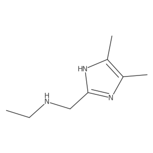 (4,5-Dimethyl-1H-imidazol-2-ylmethyl)-ethyl-amine结构式