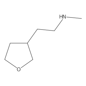 N-methyl-2-(tetrahydrofuran-3-yl)ethan-1-amine结构式