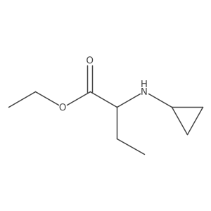 Ethyl 2-(cyclopropylamino)butanoate Structure