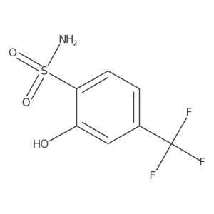 2-Hydroxy-4-(trifluoromethyl)benzenesulfonamide Structure