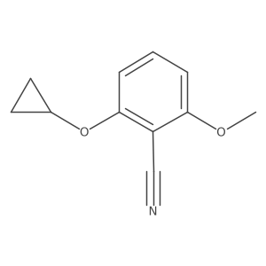 2-Cyclopropoxy-6-methoxybenzonitrile Structure