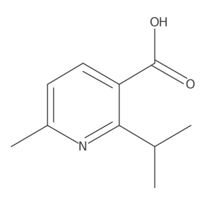 6-Methyl-2-(propan-2-yl)pyridine-3-carboxylic acid Structure