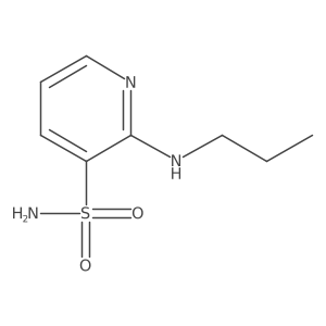 2-(Propylamino)pyridine-3-sulfonamide结构式