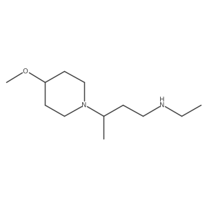 N-Ethyl-4-methoxy-I(3)-methyl-1-piperidinepropanamine结构式