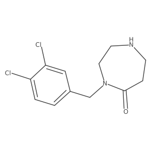 4-[(3,4-Dichlorophenyl)methyl]-1,4-diazepan-5-one Structure