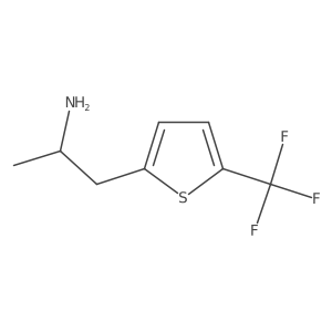 (2R)-1-[5-(trifluoromethyl)thiophen-2-yl]propan-2-amine结构式