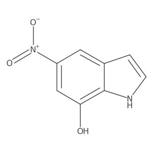 5-Nitro-1H-indol-7-OL结构式