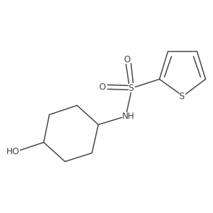 N-((1r,4r)-4-hydroxycyclohexyl)thiophene-2-sulfonamide结构式