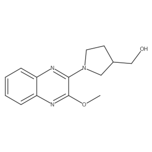 (1-(3-Methoxyquinoxalin-2-yl)pyrrolidin-3-yl)methanol Structure
