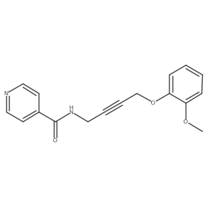N-(4-(2-methoxyphenoxy)but-2-yn-1-yl)isonicotinamide Structure