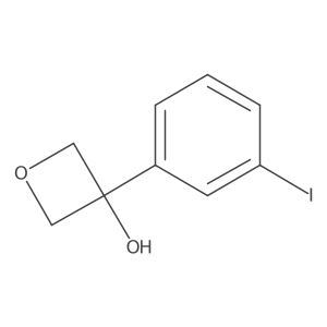 3-(3-Iodo-phenyl)-oxetan-3-ol Structure