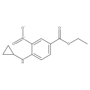 Ethyl 4-(cyclopropylamino)-3-nitrobenzoate Structure