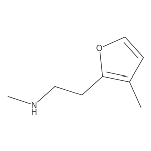 Methyl[2-(3-methylfuran-2-yl)ethyl]amine Structure