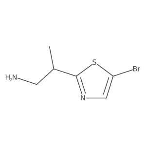 2-(5-Bromothiazol-2-yl)propan-1-amine Structure