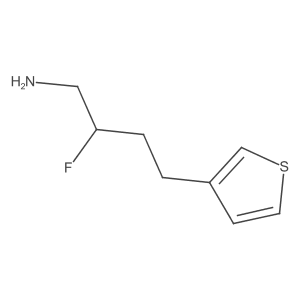 2-Fluoro-4-(thiophen-3-yl)butan-1-amine Structure