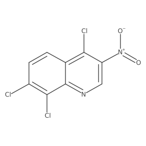 4,7,8-Trichloro-3-nitroquinoline结构式