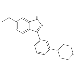 4-(4-(6-Methoxy-1H-indazol-3-yl)pyridin-2-yl)morpholine Structure