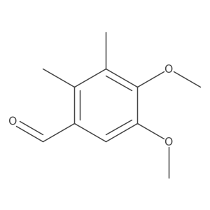 4,5-Dimethoxy-2,3-dimethylbenzaldehyde结构式