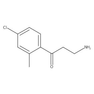 3-Amino-1-(4-chloro-2-methylphenyl)propan-1-one Structure