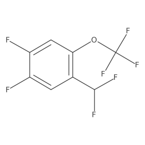 4,5-Difluoro-2-(trifluoromethoxy)benzodifluoride结构式