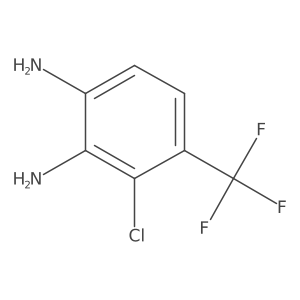 3-Chloro-4-(trifluoromethyl)benzene-1,2-diamine结构式