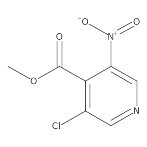 methyl 3-chloro-5-nitro-pyridine-4-carboxylate Structure