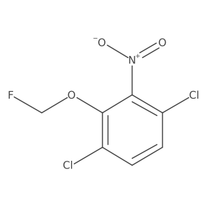 1,4-Dichloro-2-fluoromethoxy-3-nitrobenzene Structure